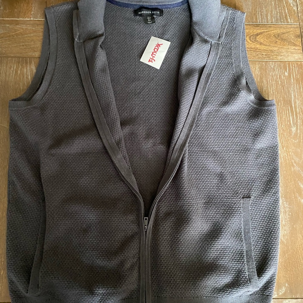 Harrison Davis Sweater Vest sz L - Picture 3 of 6